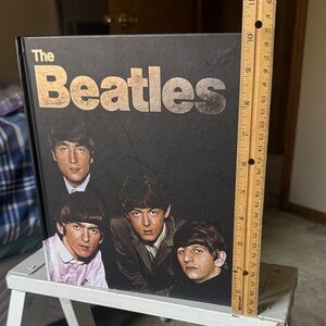 The Beatles Hardcover Book - Black Cover with Gold Title